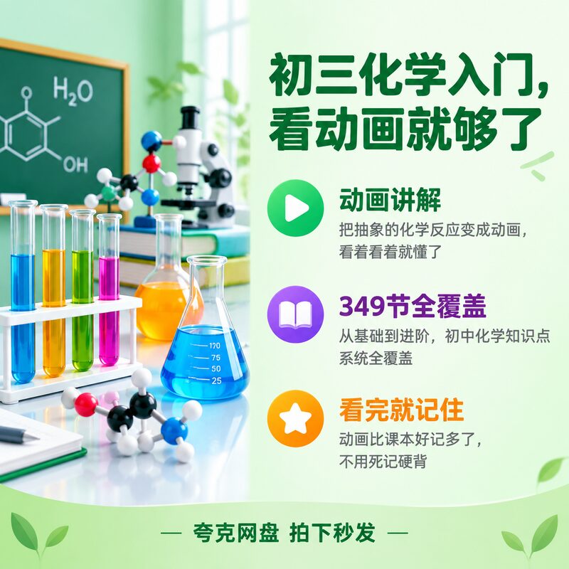 初中化学方程式记不住？看动画学就会了 349节全覆盖视频课 - 预览图 2