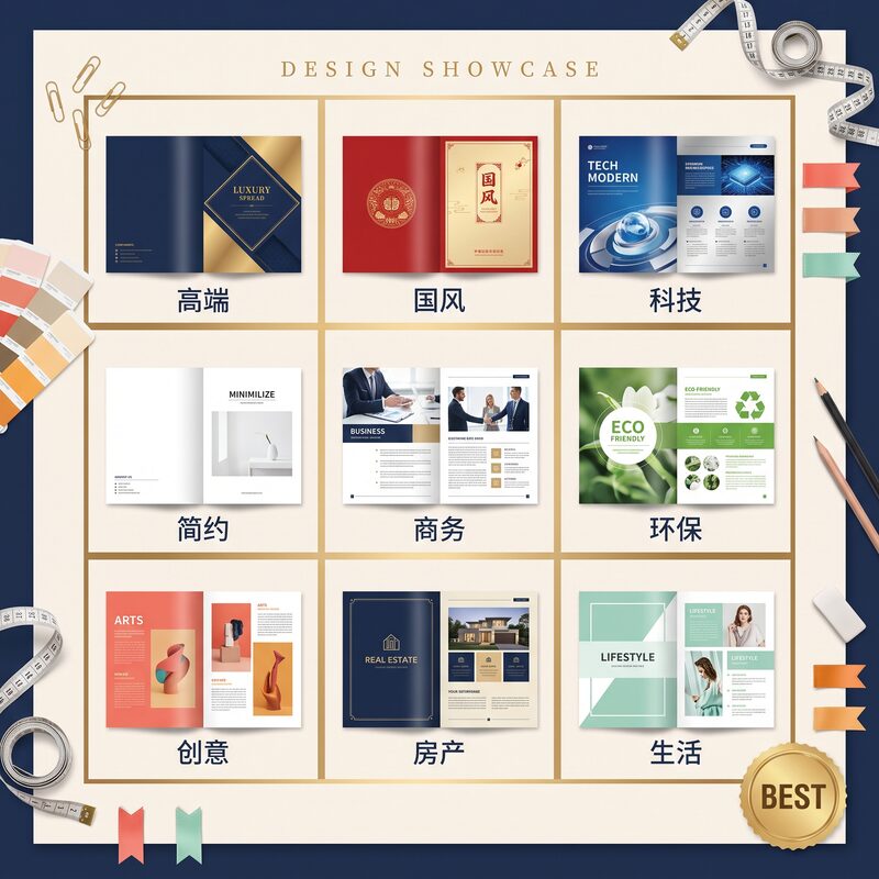 企业高端画册宣传册模板 - 预览图 2