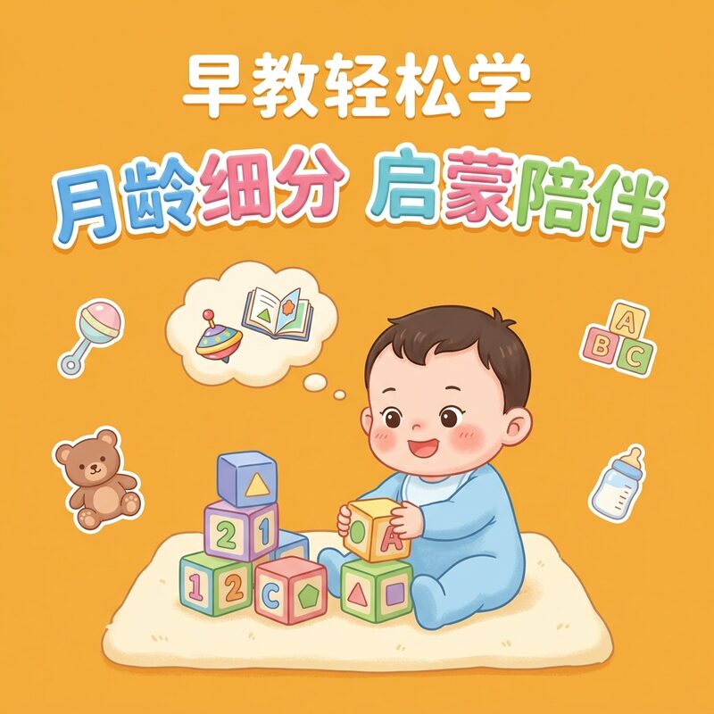 0-3岁早教课程 视频教程 各月龄启蒙教育全套 - 预览图 2