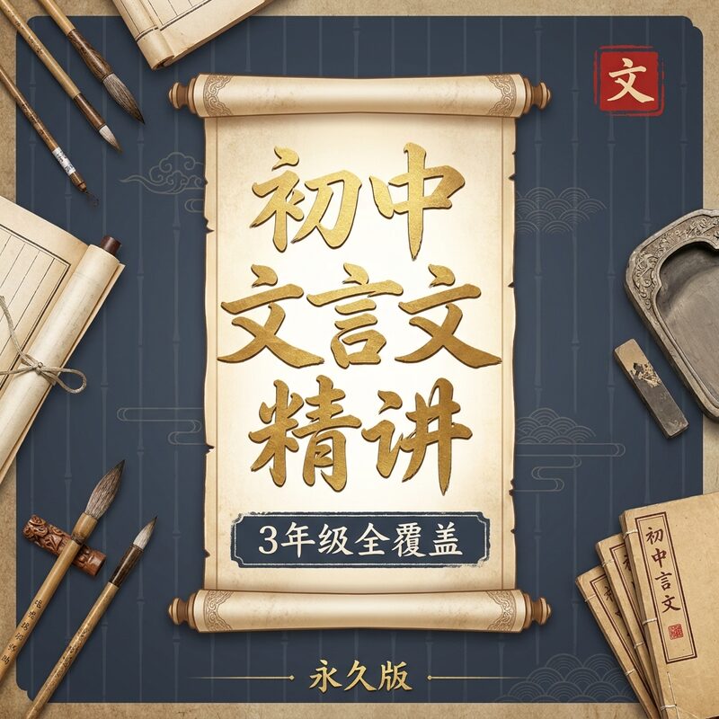 初中文言文精讲 3年级全覆盖 永久版 PDF - 预览图 1