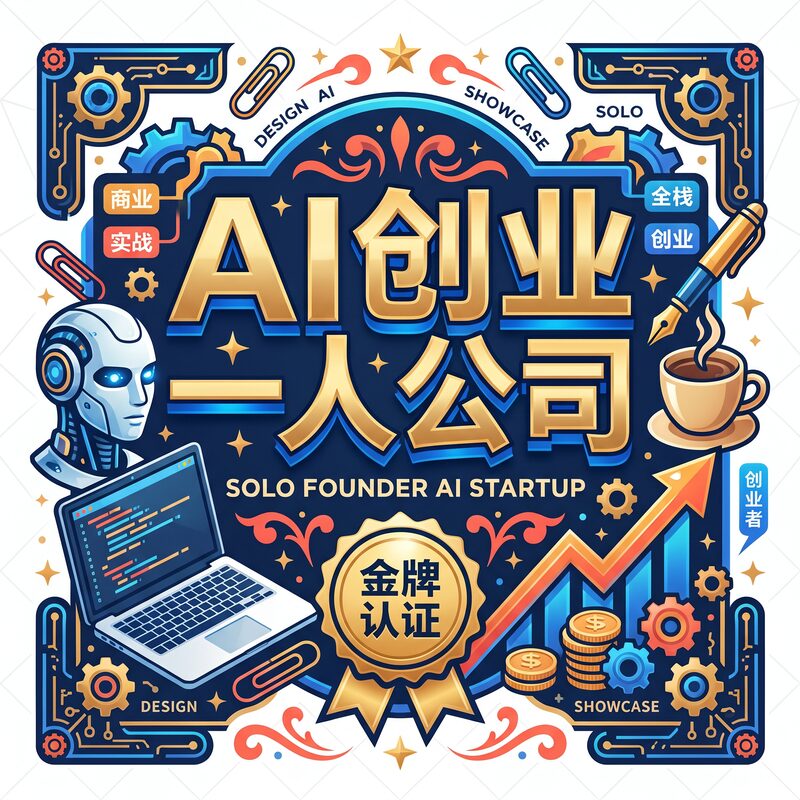 想做一人公司?AI 流量变现全套教程 0 基础也能上手 - 预览图 1