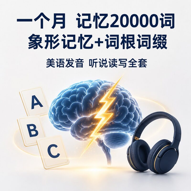 一个月记忆20000词 象形词根美音视频+思维导图打包 - 预览图 2