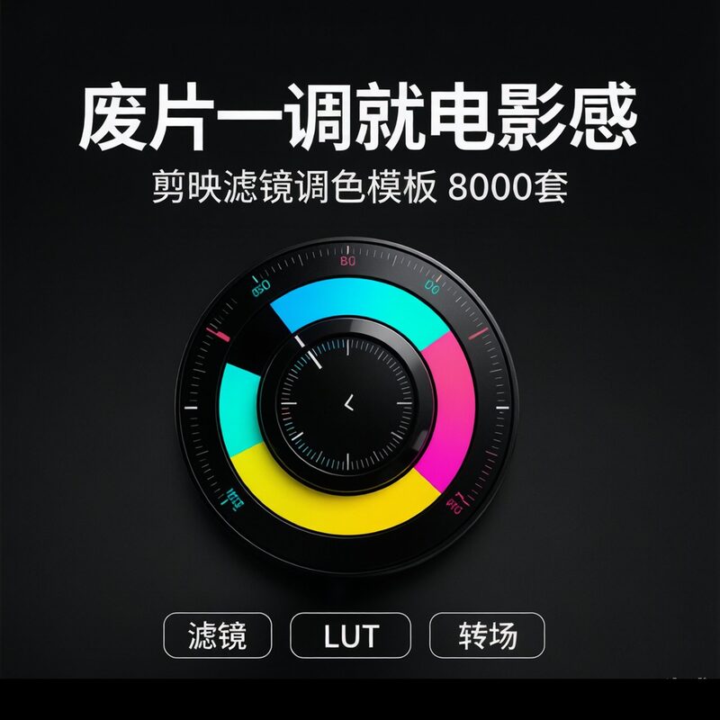 短视频创作者福音｜剪映滤镜LUT调色模板8000套打包 - 预览图 2