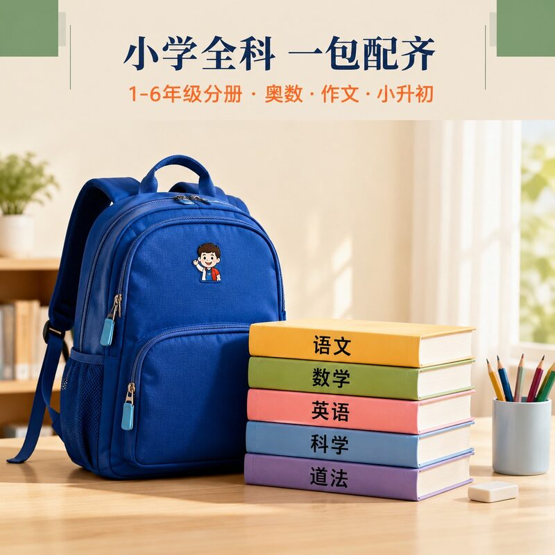 小学全科一包配齐｜1-6年级分册+奥数+作文+小升初打包 - 预览图 2