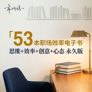53本职场效率电子书 思维+效率+创意+心态 永久版